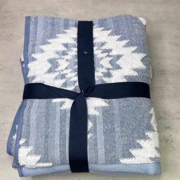Pendleton Peak Canyon Blue Hand Towels Set of 2 - Picture 4 of 4